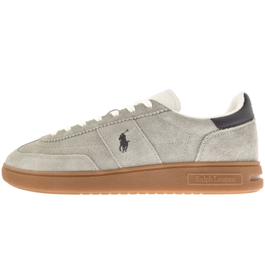 Image number 1 for Ralph Lauren Bedford Trainers Grey