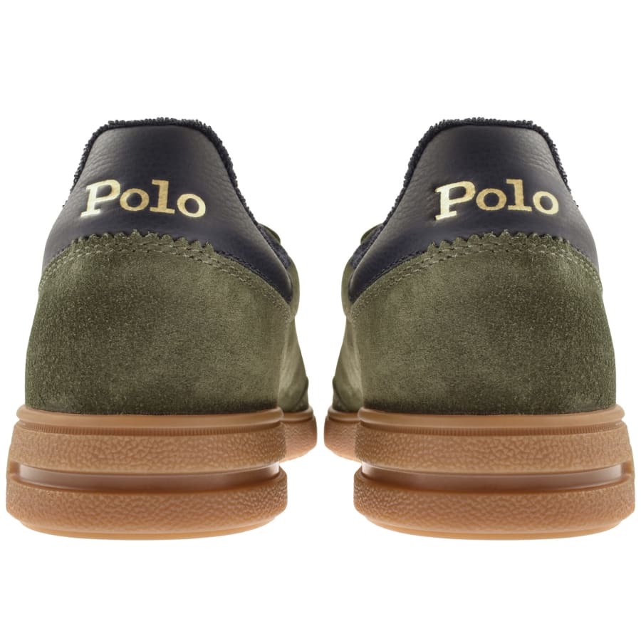 Image number 2 for Ralph Lauren Bedford Trainers Green