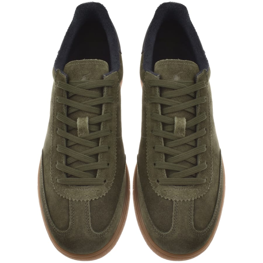 Image number 3 for Ralph Lauren Bedford Trainers Green