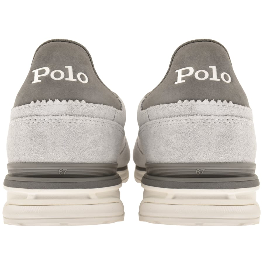 Image number 2 for Ralph Lauren Varick Trainers Grey