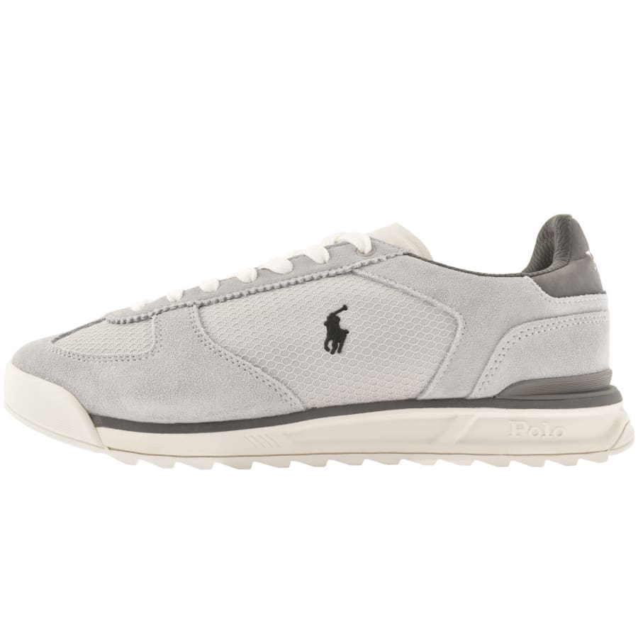 Image number 1 for Ralph Lauren Varick Trainers Grey