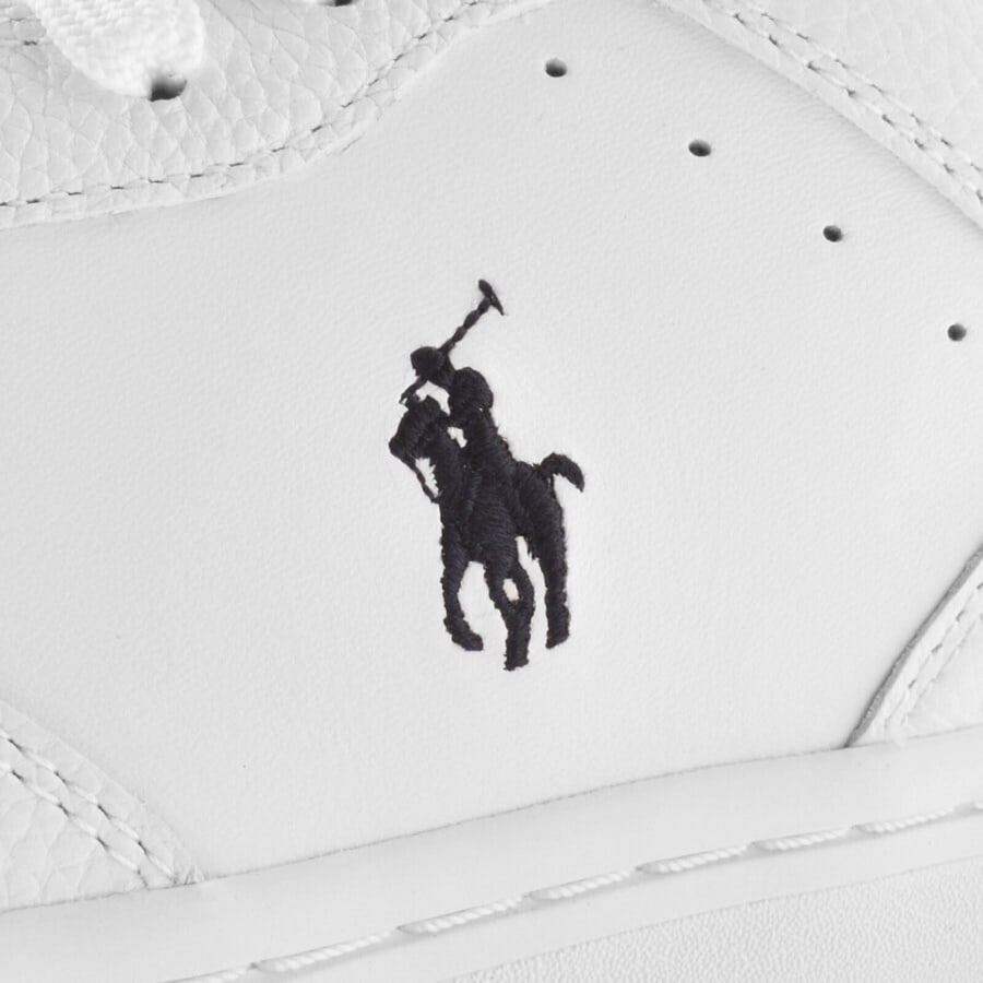 Image number 4 for Ralph Lauren Masters Trainers White