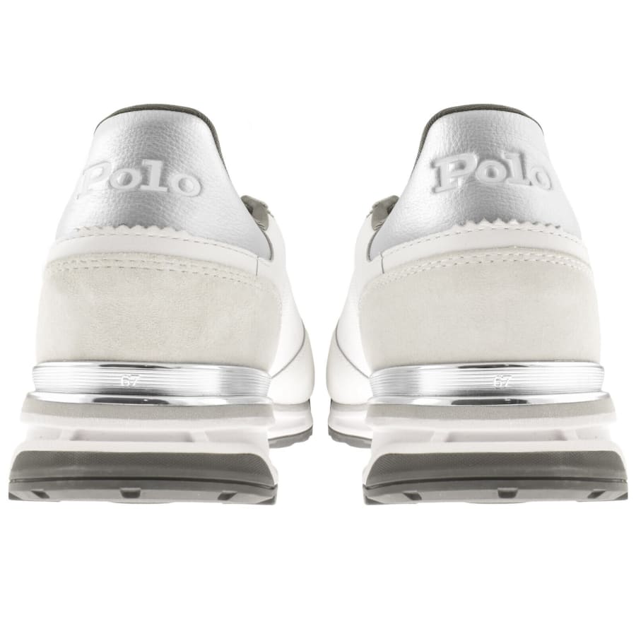 Image number 2 for Ralph Lauren Varick Trainers White