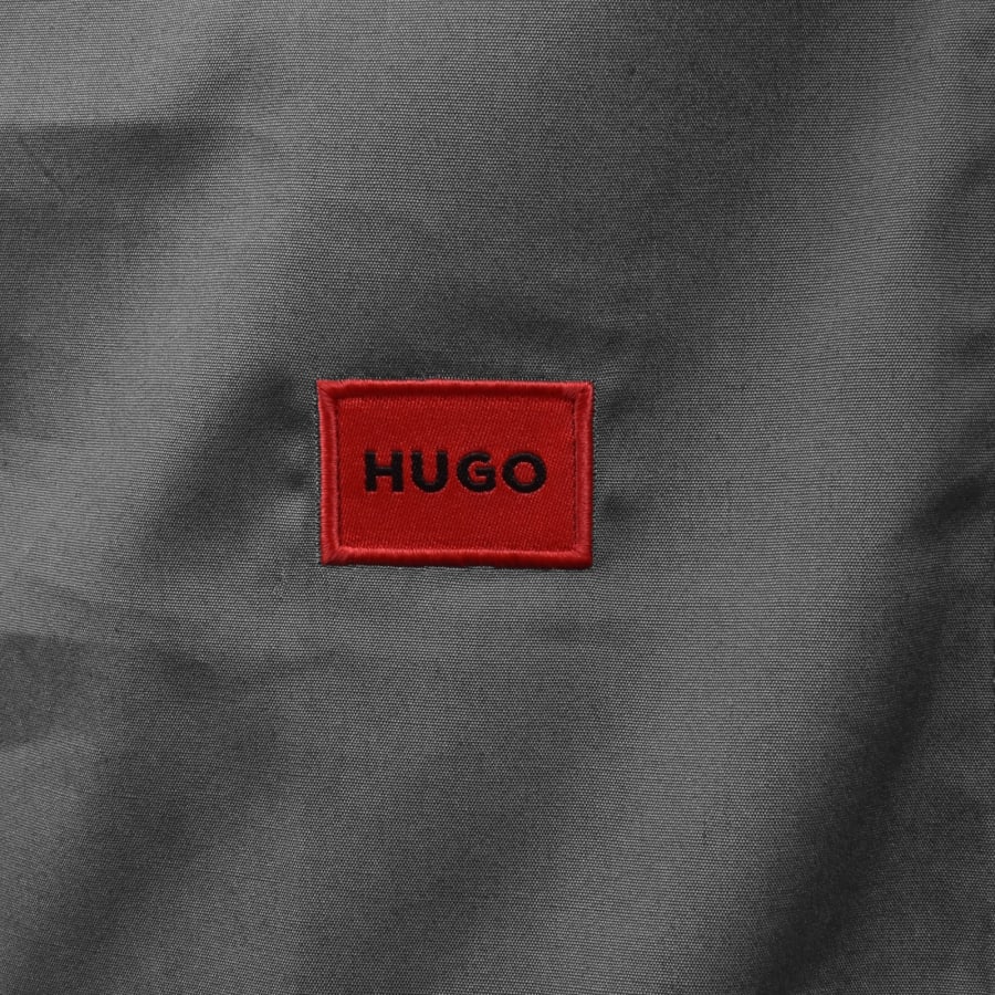 Image number 3 for HUGO Ellino Linen Shirt Grey