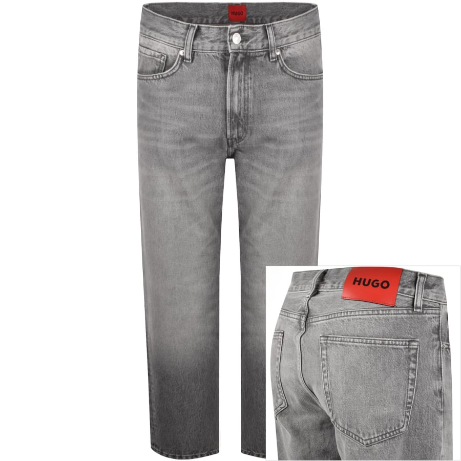 Image number 1 for HUGO 840 Straight Jeans Grey