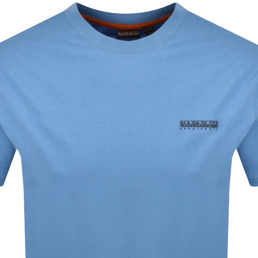 Image number 2 for Napapijri S-Small Box T Shirt Blue