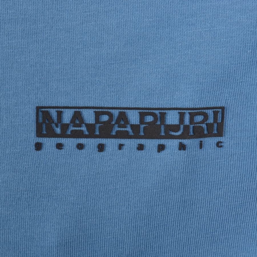Image number 3 for Napapijri S-Small Box T Shirt Blue