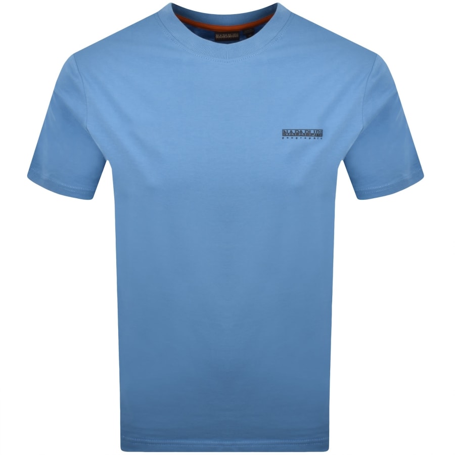 Image number 1 for Napapijri S-Small Box T Shirt Blue