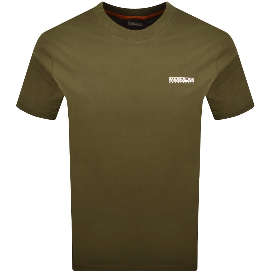 Image number 1 for Napapijri S-Small Box T Shirt Green
