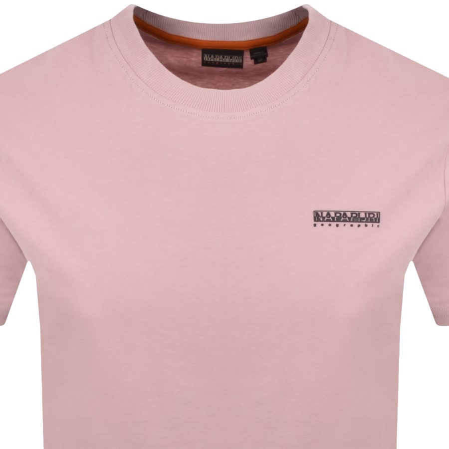 Image number 2 for Napapijri S-Small Box T Shirt Pink