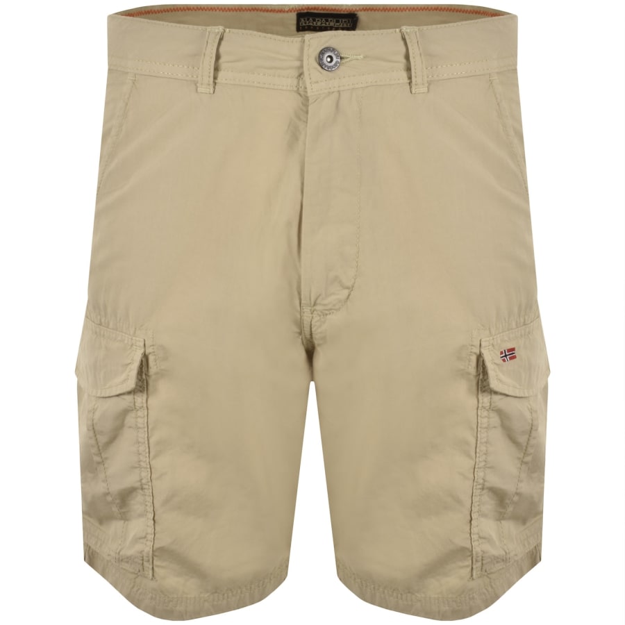 Image number 2 for Napapijri Noto 2.0 Cargo Shorts Beige