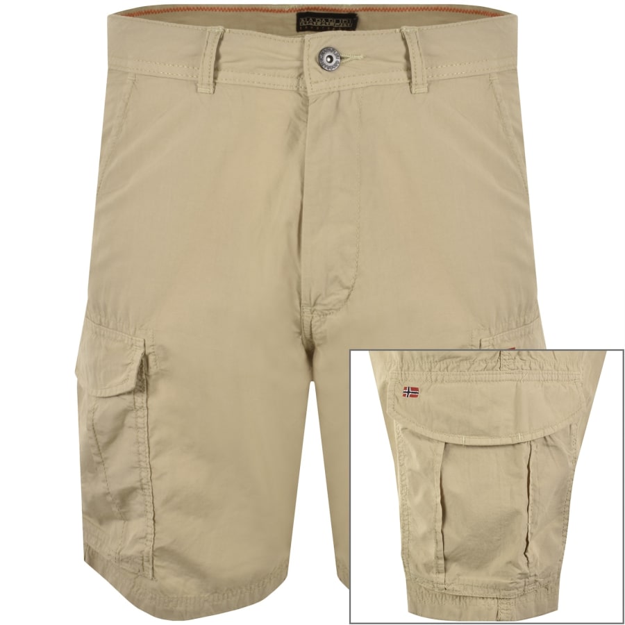 Image number 1 for Napapijri Noto 2.0 Cargo Shorts Beige