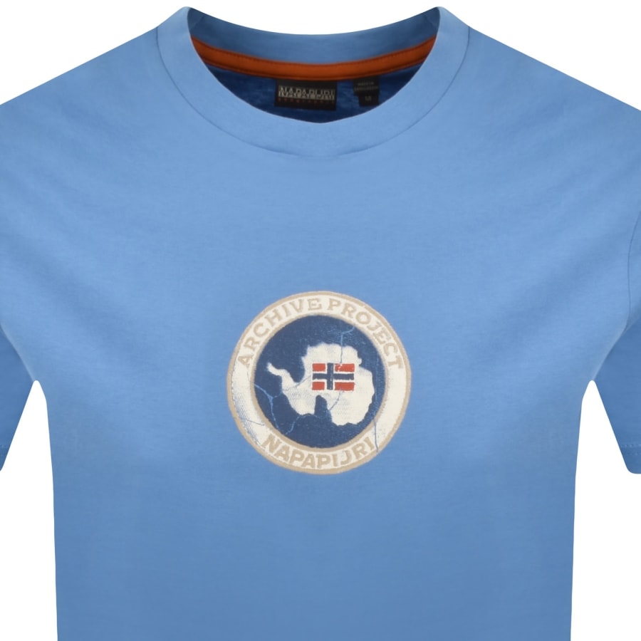 Image number 2 for Napapijri S-Phos T Shirt Blue