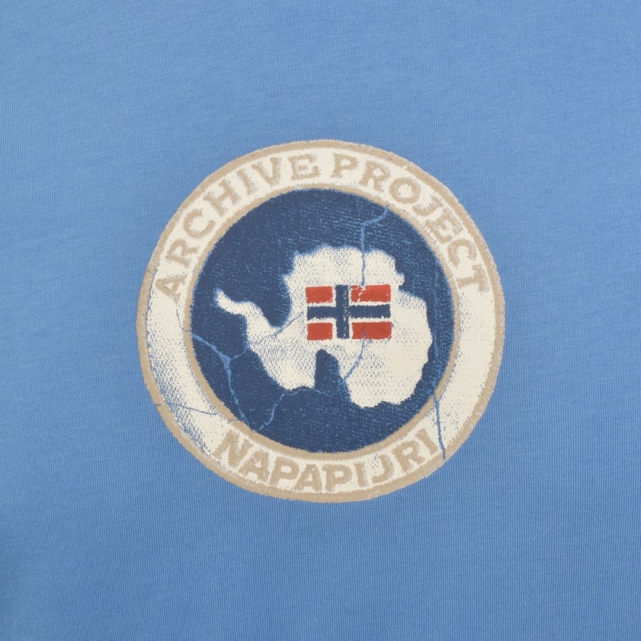 Image number 3 for Napapijri S-Phos T Shirt Blue