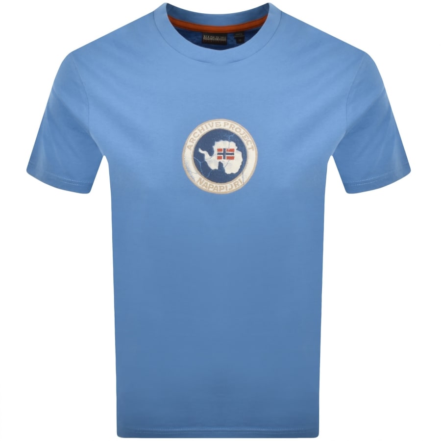 Image number 1 for Napapijri S-Phos T Shirt Blue
