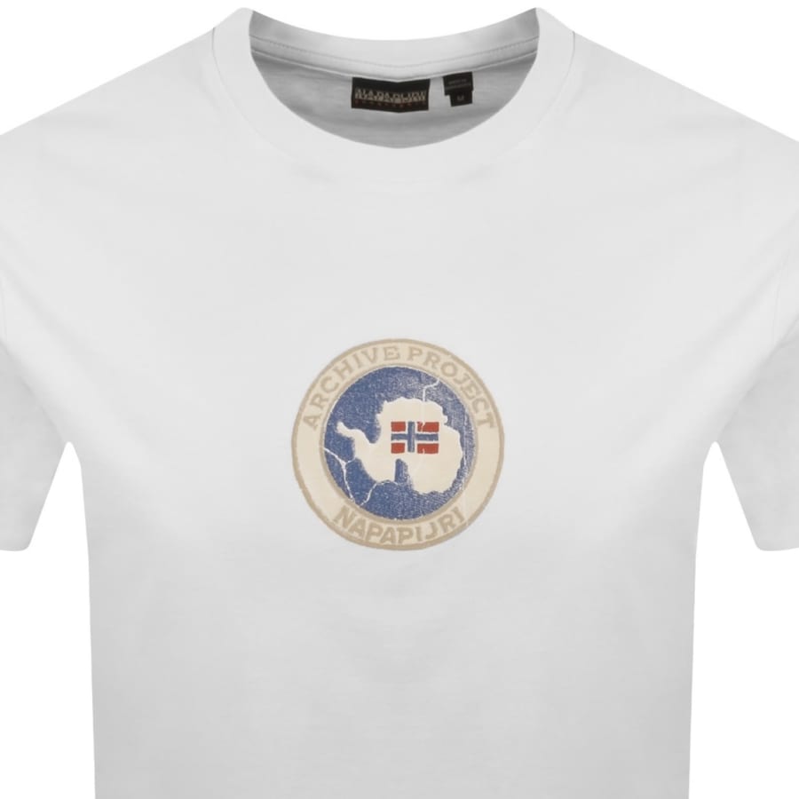 Image number 2 for Napapijri S-Phos T Shirt White