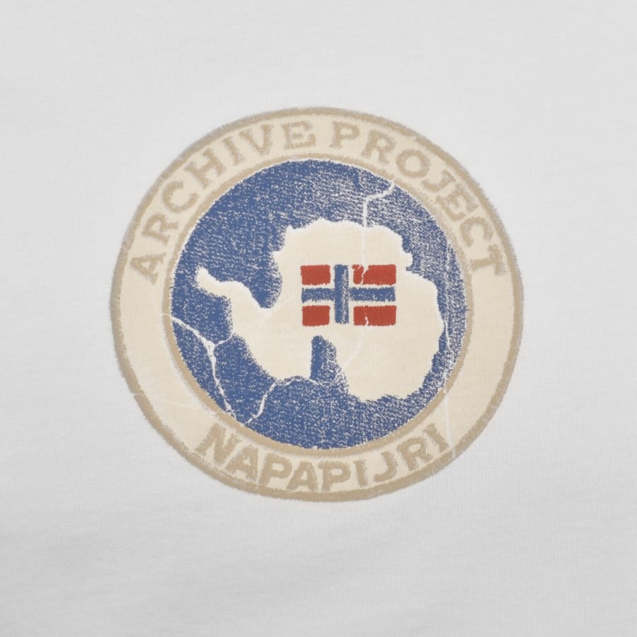 Image number 3 for Napapijri S-Phos T Shirt White