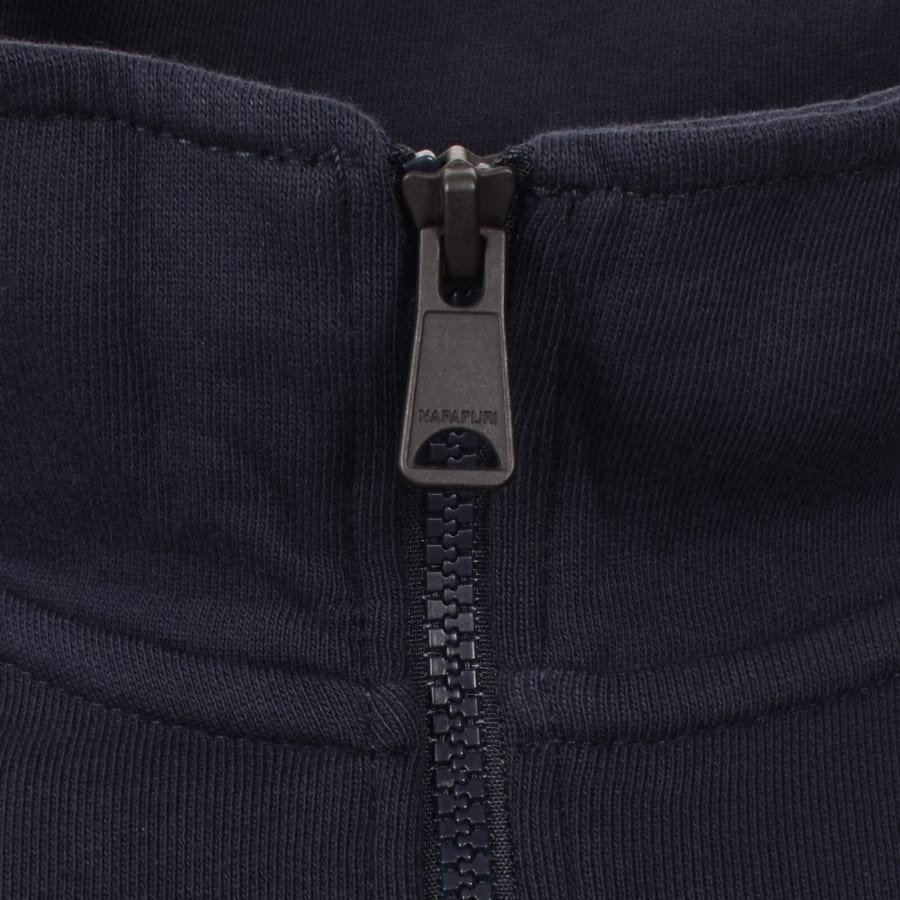 Image number 4 for Napapijri B Small Box Half Zip Sweatshirt Blue