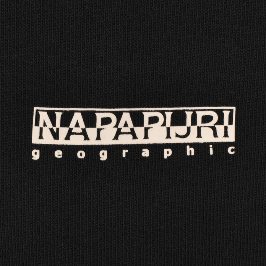 Image number 3 for Napapijri B Small Box Half Zip Sweatshirt Black