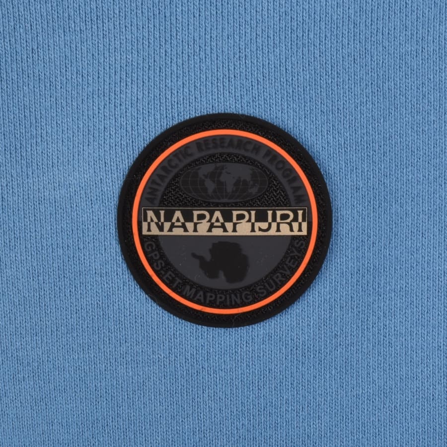 Image number 3 for Napapijri Badge Sweatshirt Blue