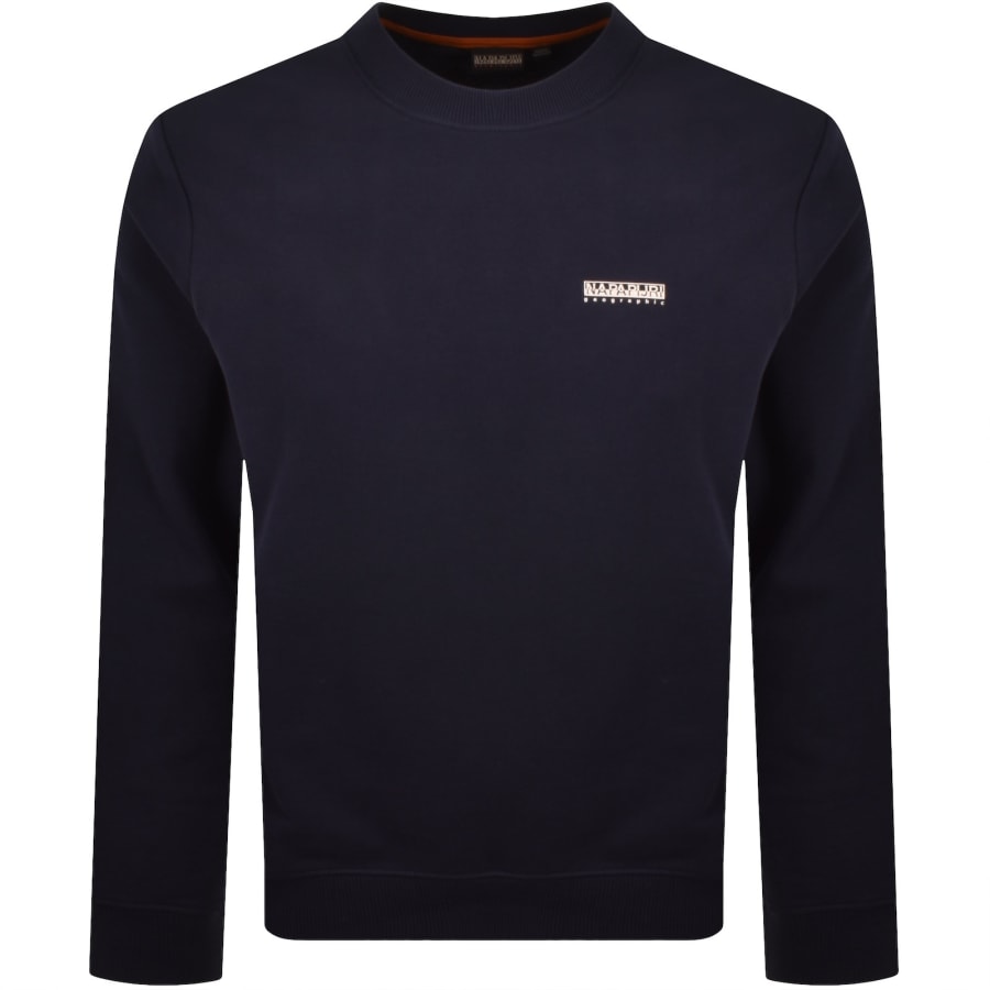 Image number 1 for Napapijri Badge Sweatshirt Navy
