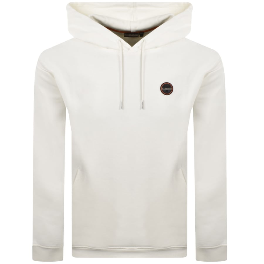 Image number 1 for Napapijri B Badge Hoodie White