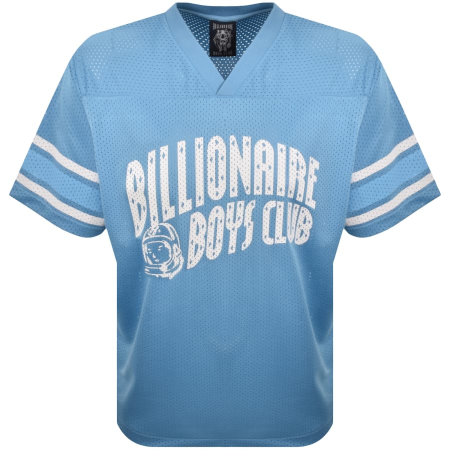 Image number 2 for Billionaire Boys Club Mesh Football T Shirt Blue