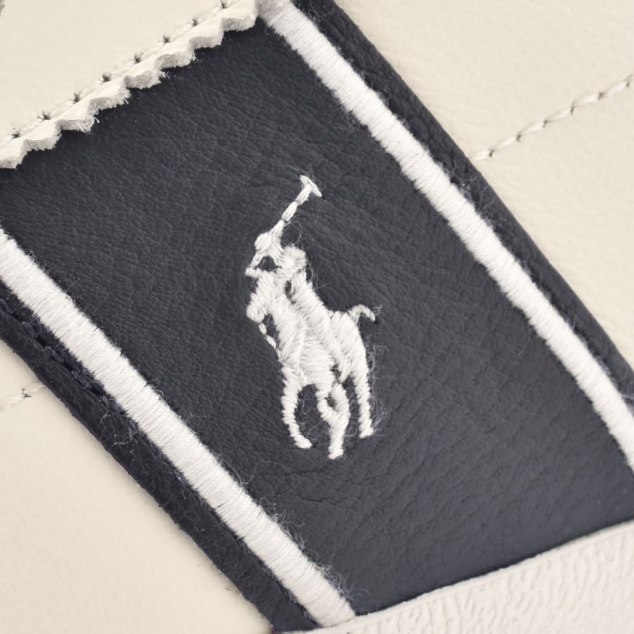 Image number 4 for Ralph Lauren Court VLC Trainers White