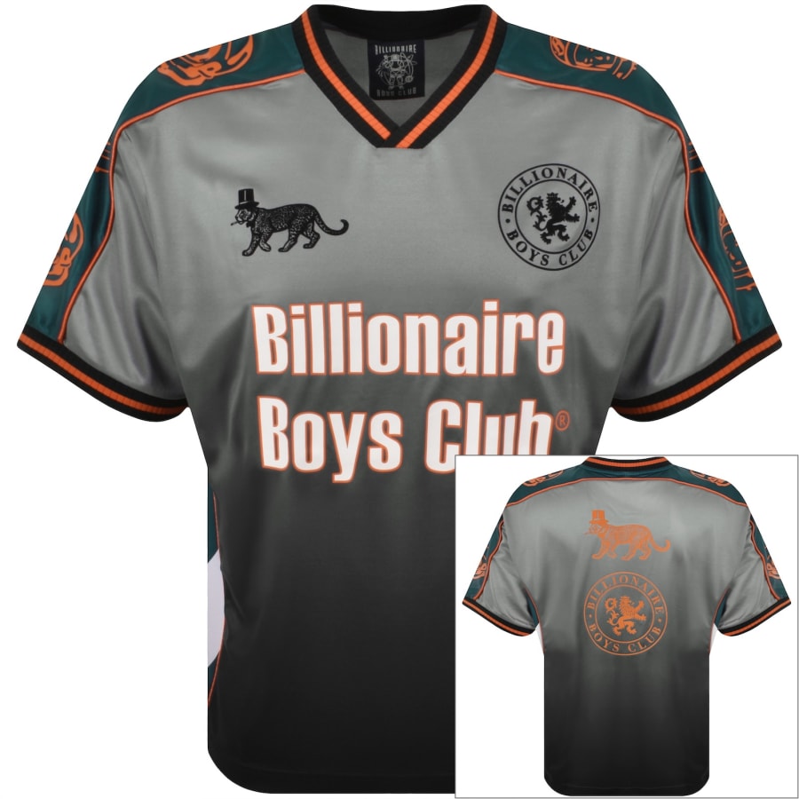 Image number 1 for Billionaire Boys Club Football T Shirt Grey