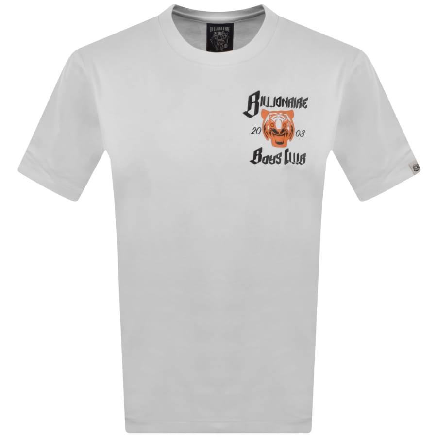 Image number 2 for Billionaire Boys Club Tiger Logo T Shirt White