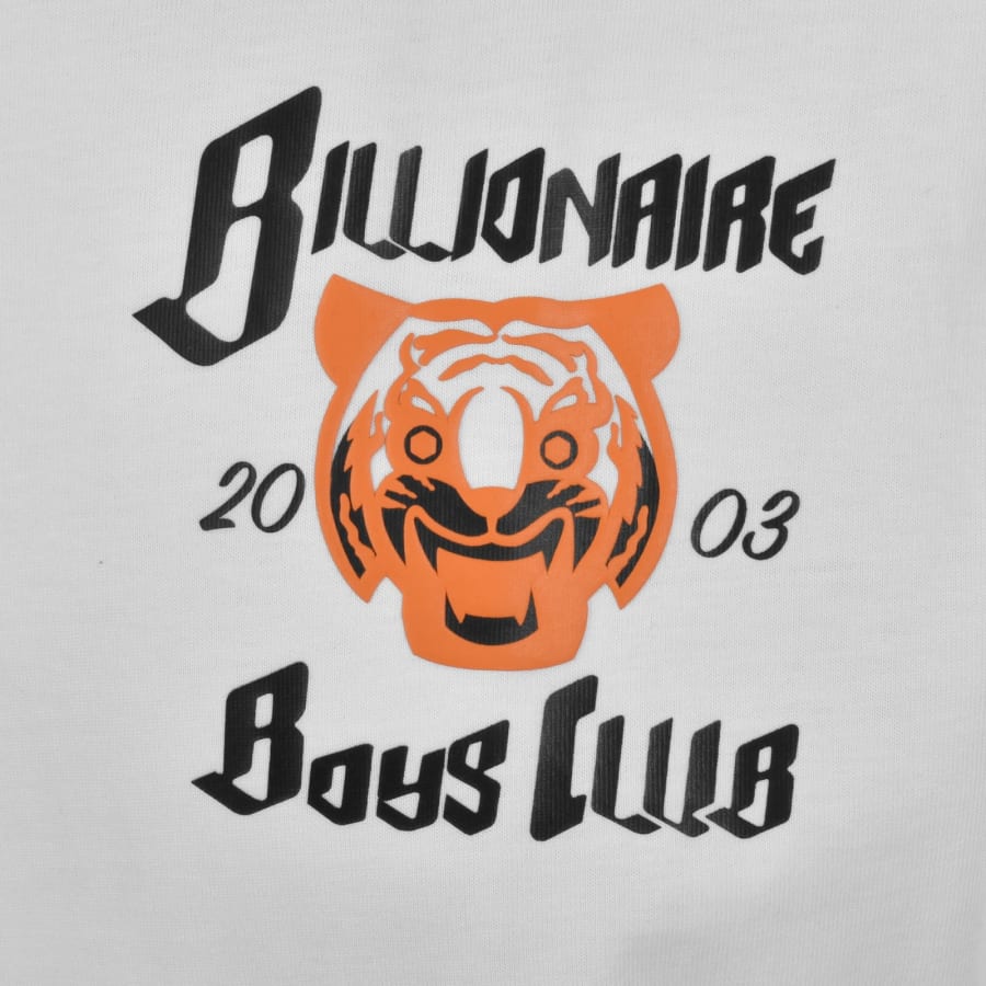 Image number 3 for Billionaire Boys Club Tiger Logo T Shirt White