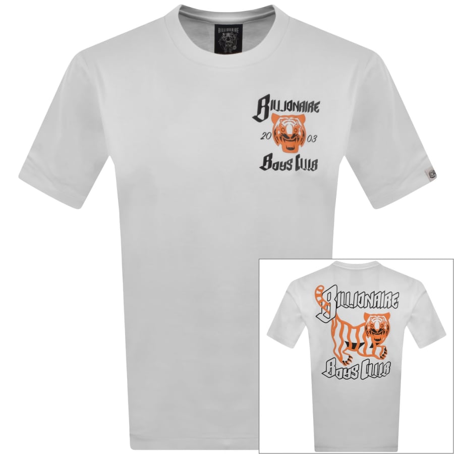 Image number 1 for Billionaire Boys Club Tiger Logo T Shirt White