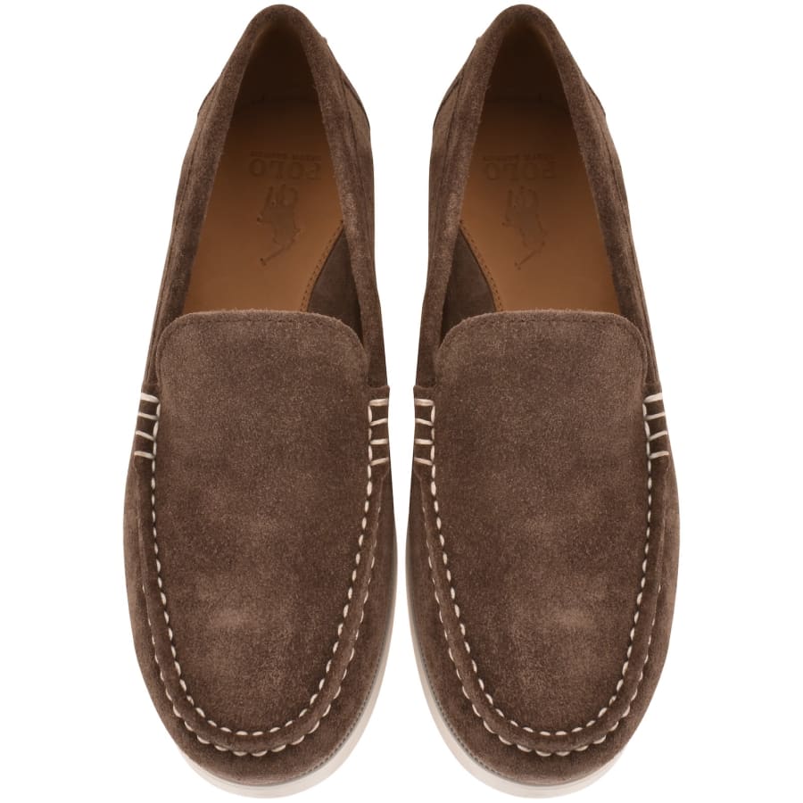 Image number 3 for Ralph Lauren Merton Loafers Brown