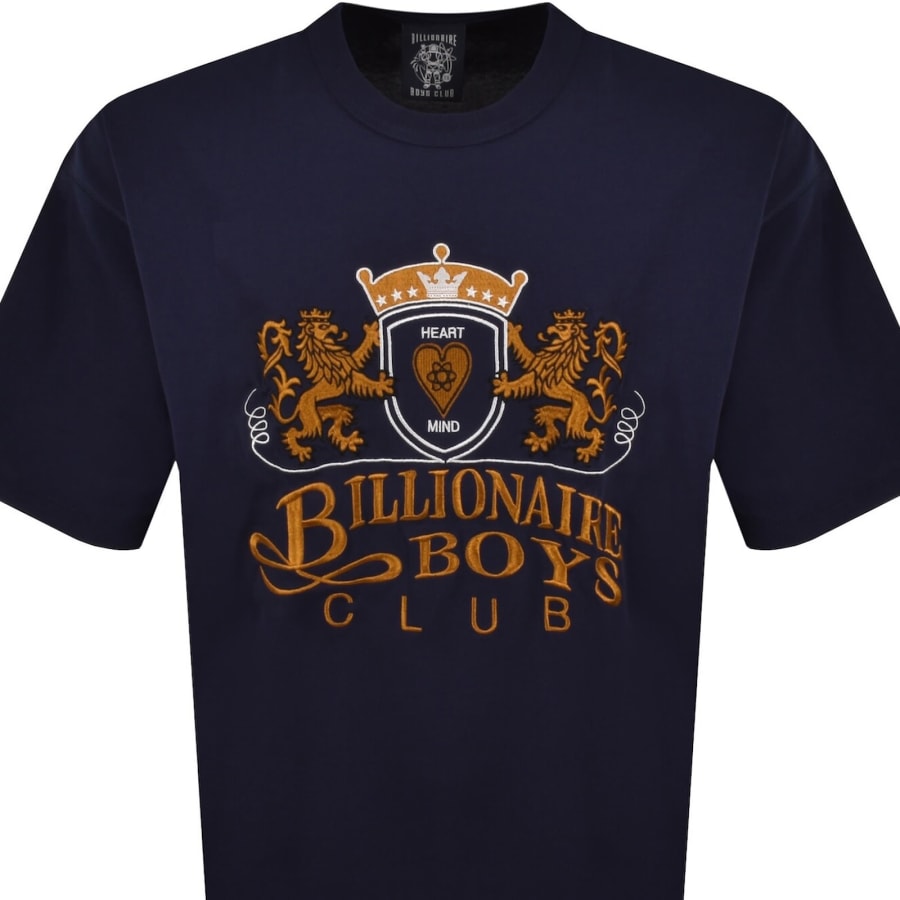Image number 2 for Billionaire Boys Club Crest T Shirt Navy