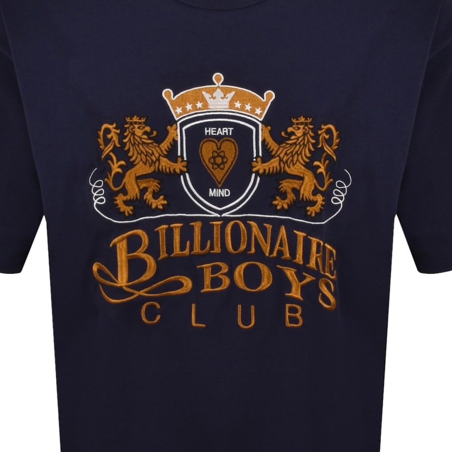 Image number 3 for Billionaire Boys Club Crest T Shirt Navy