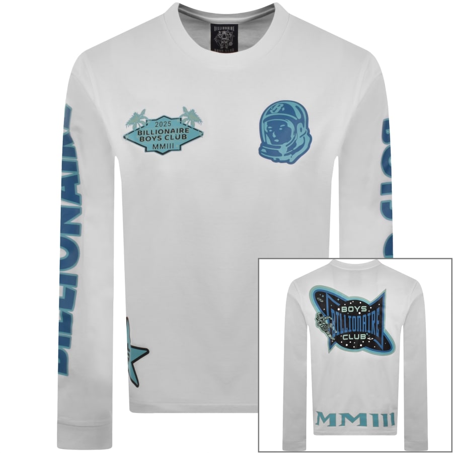Image number 1 for Billionaire Boys Club Multi Graphic T Shirt White