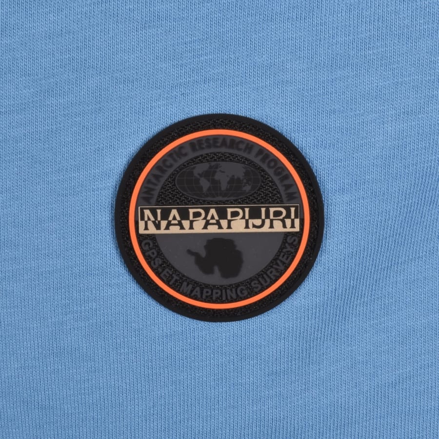 Image number 3 for Napapijri S-Badge T Shirt Blue