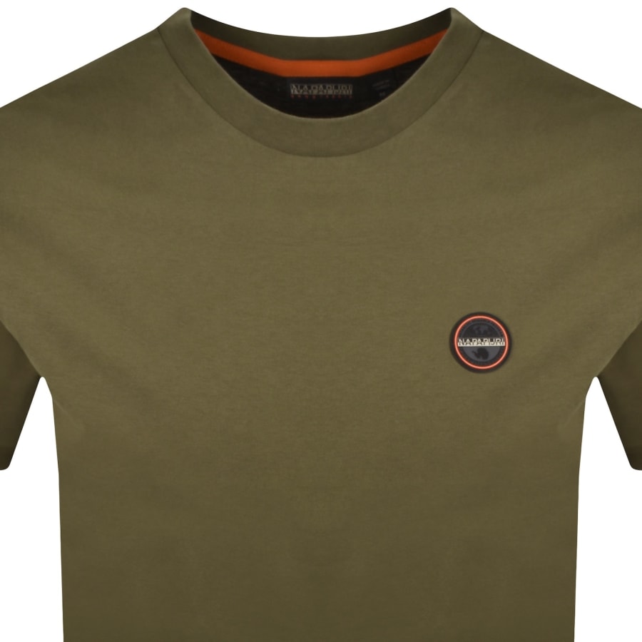 Image number 2 for Napapijri S-Badge T Shirt Green