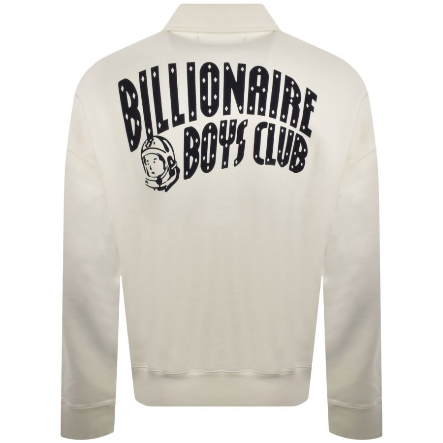 Image number 5 for Billionaire Boys Club Quarter Zip Sweatshirt Cream