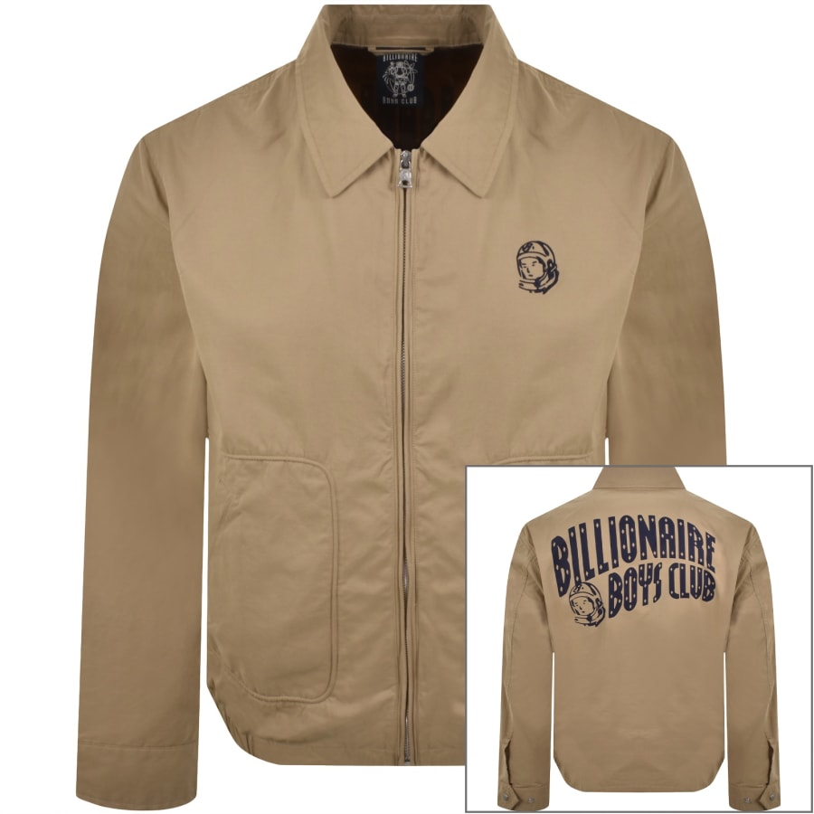 Image number 1 for Billionaire Boys Club Arch Logo Jacket Beige