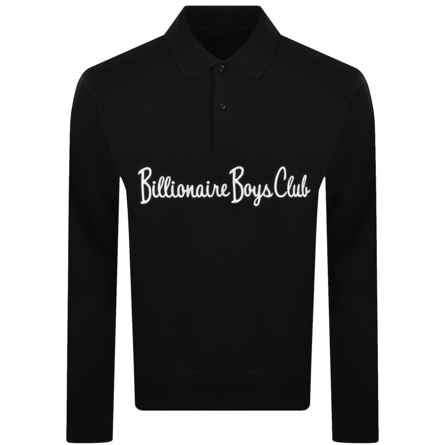 Image number 1 for Billionaire Boys Club Collared Sweatshirt Black