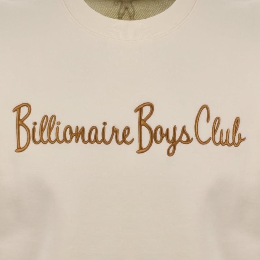 Image number 3 for Billionaire Boys Club Crewneck Sweatshirt Ecru
