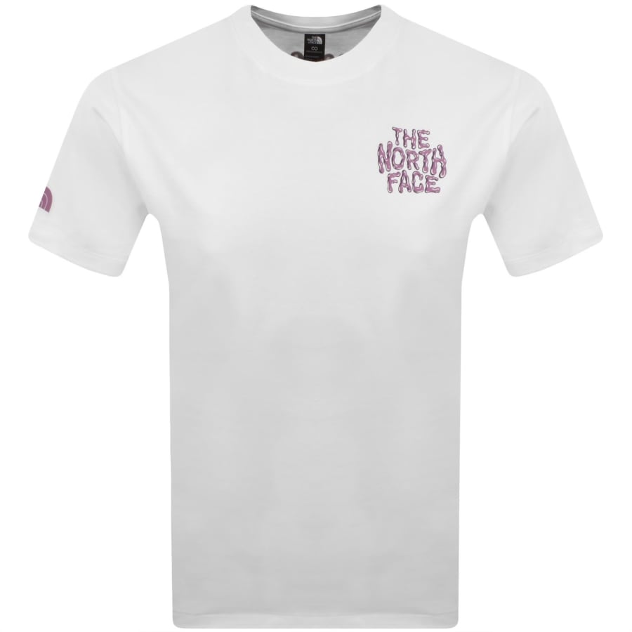 Image number 2 for The North Face Drip Logo T Shirt White