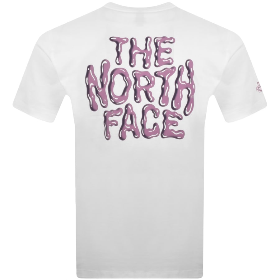 Image number 5 for The North Face Drip Logo T Shirt White