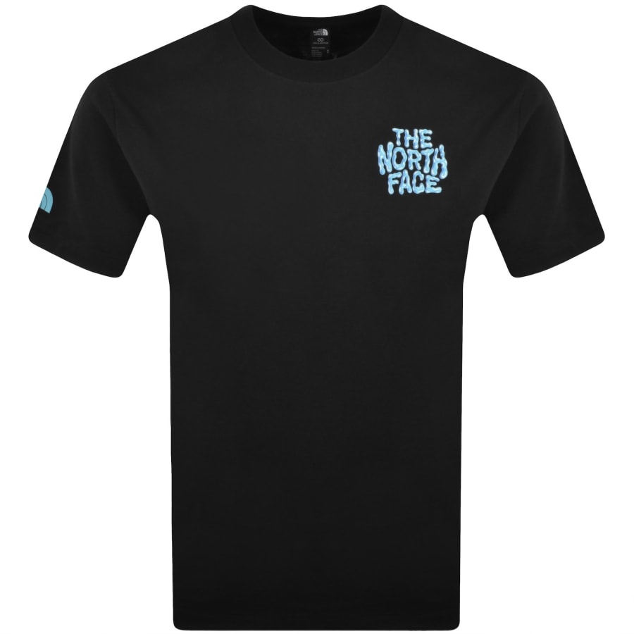 Image number 2 for The North Face Drip Logo T Shirt Black
