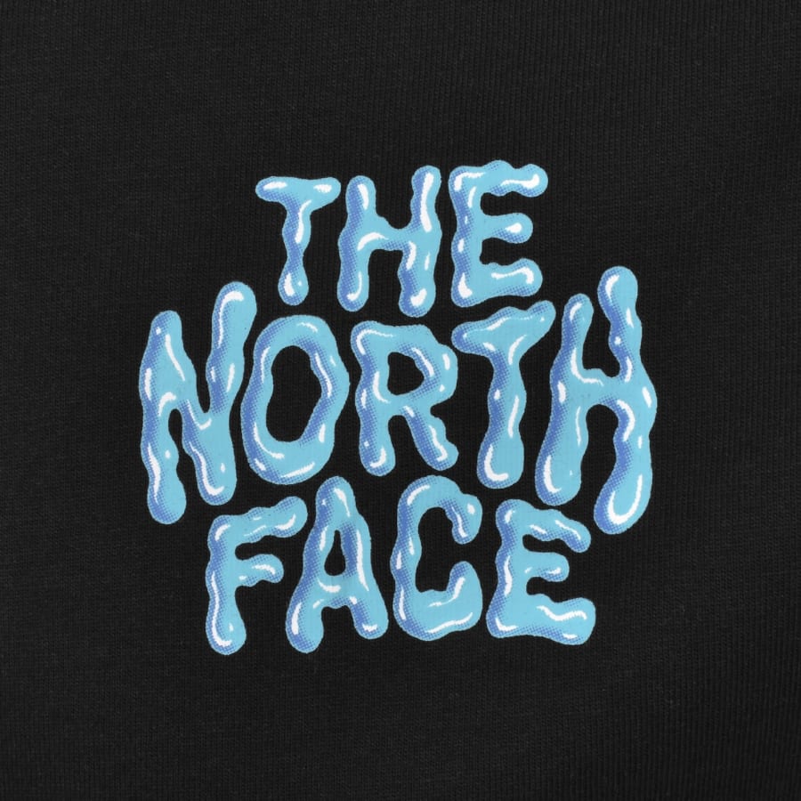 Image number 3 for The North Face Drip Logo T Shirt Black