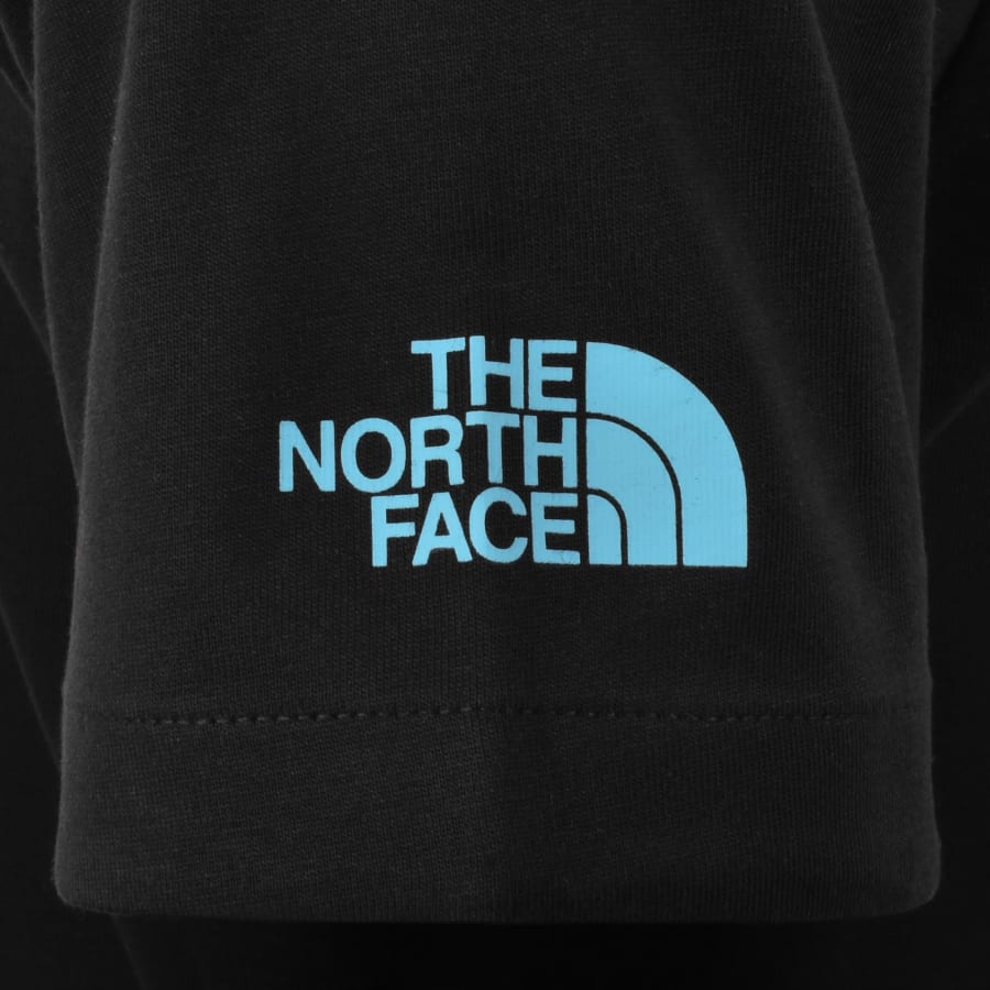 Image number 4 for The North Face Drip Logo T Shirt Black