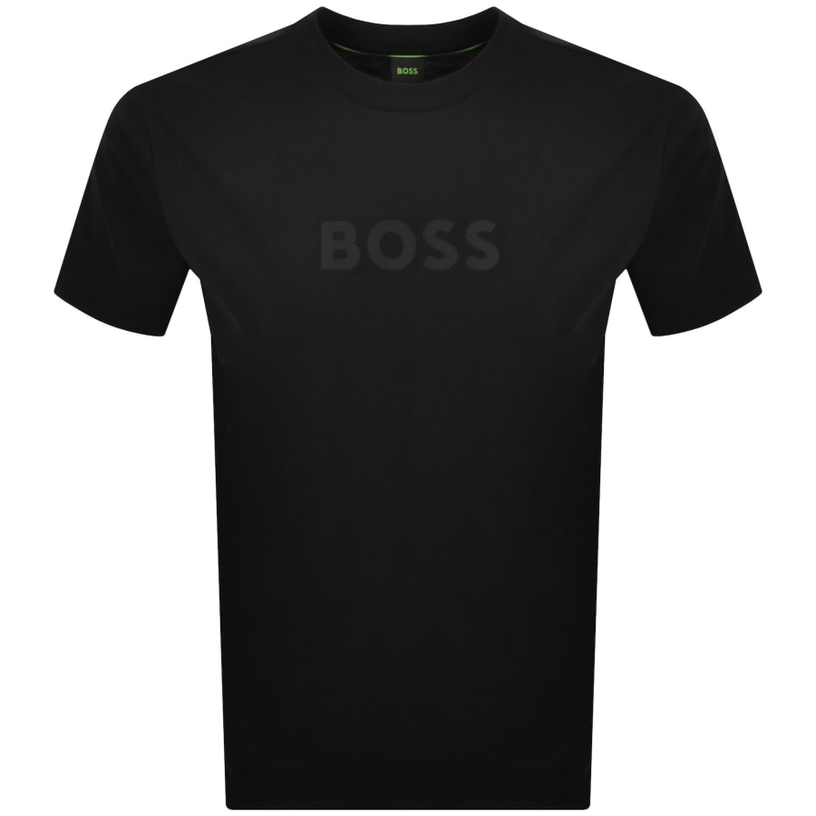 Image number 1 for BOSS Silicon Logo T Shirt Black