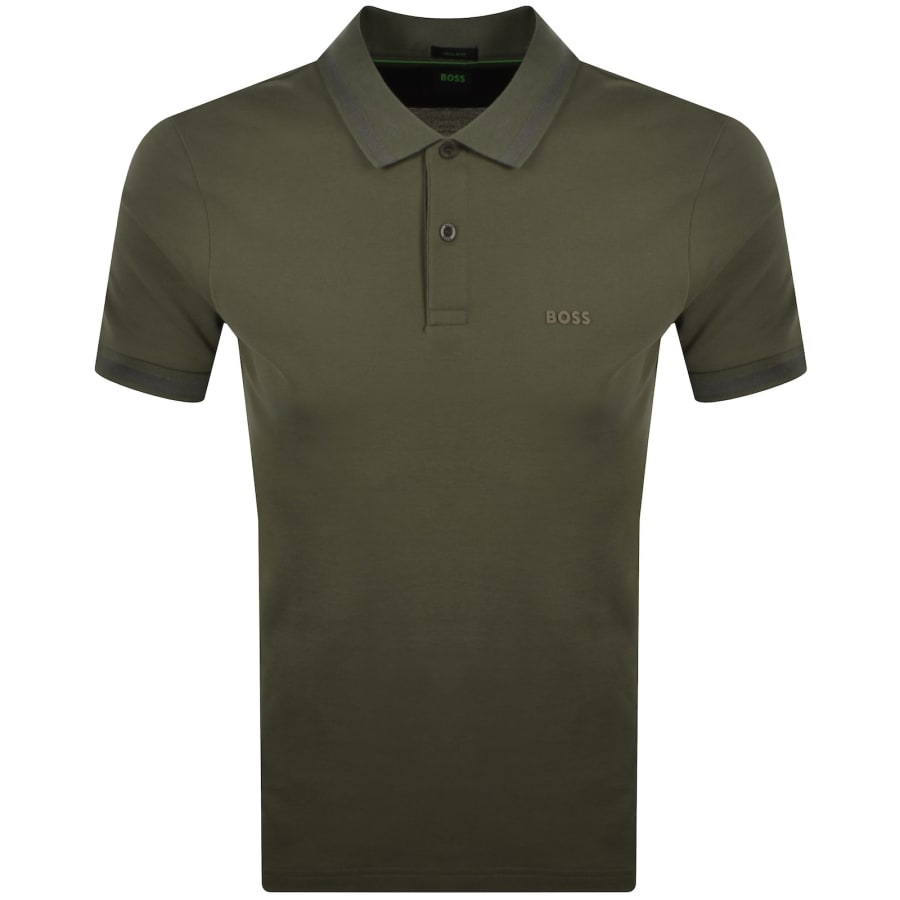 Image number 1 for BOSS Pio 1 Polo T Shirt Green