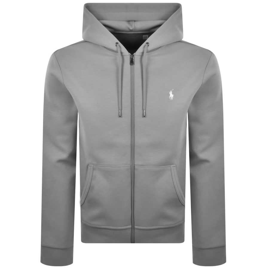 Image number 2 for Ralph Lauren Full Zip Hooded Tracksuit Grey